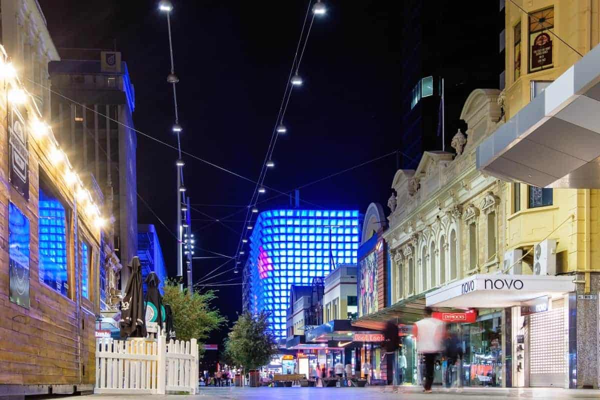 Is Adelaide Safe in 2025? (Best Advice From Locals) 12 Rundle-Mall-at-Night