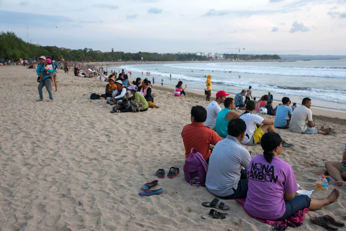 Sunset at Kuta Beach