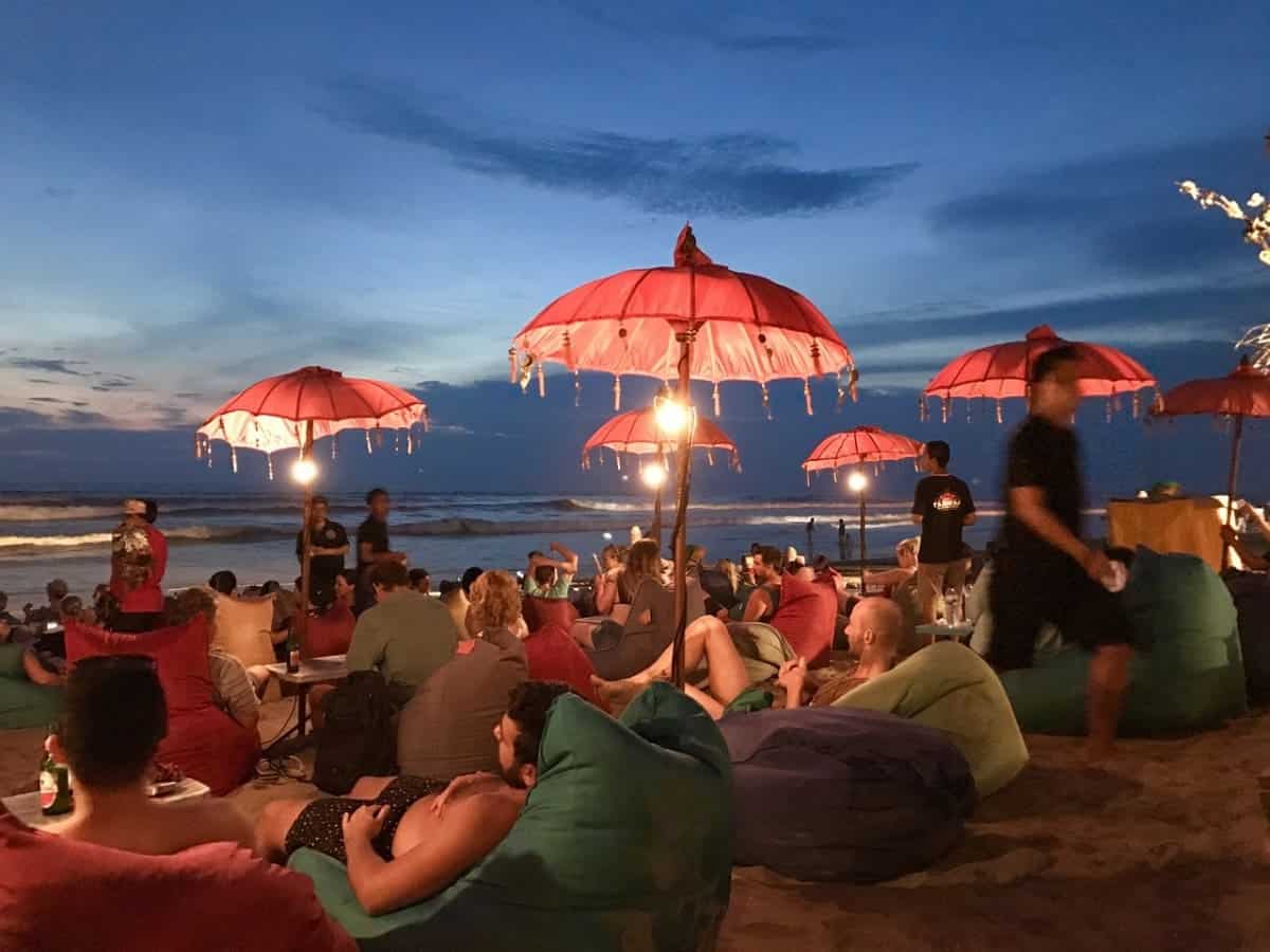 A-People-on-Bali-Beach-at-Night
