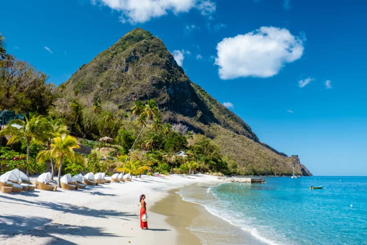 A-Woman-at-St-Lucia-Caribbean