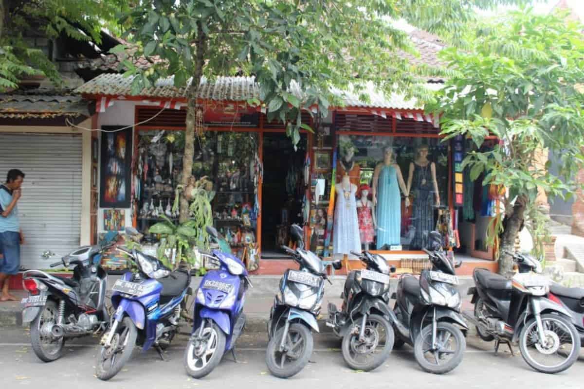 Bali vs Maldives in 2025: An Honest Comparison 13 Scooters-Parked-in-Market-in-Bali
