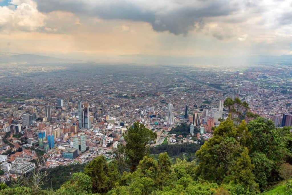 Bogota-View-from-Monserrate-Mountain