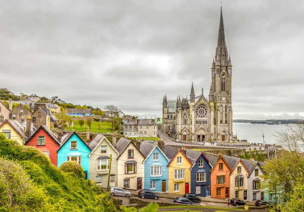 20 Most Famous Landmarks in Ireland - How Many Do You Know? 39 Cathedral-and-Colored-Houses-in-Cobh