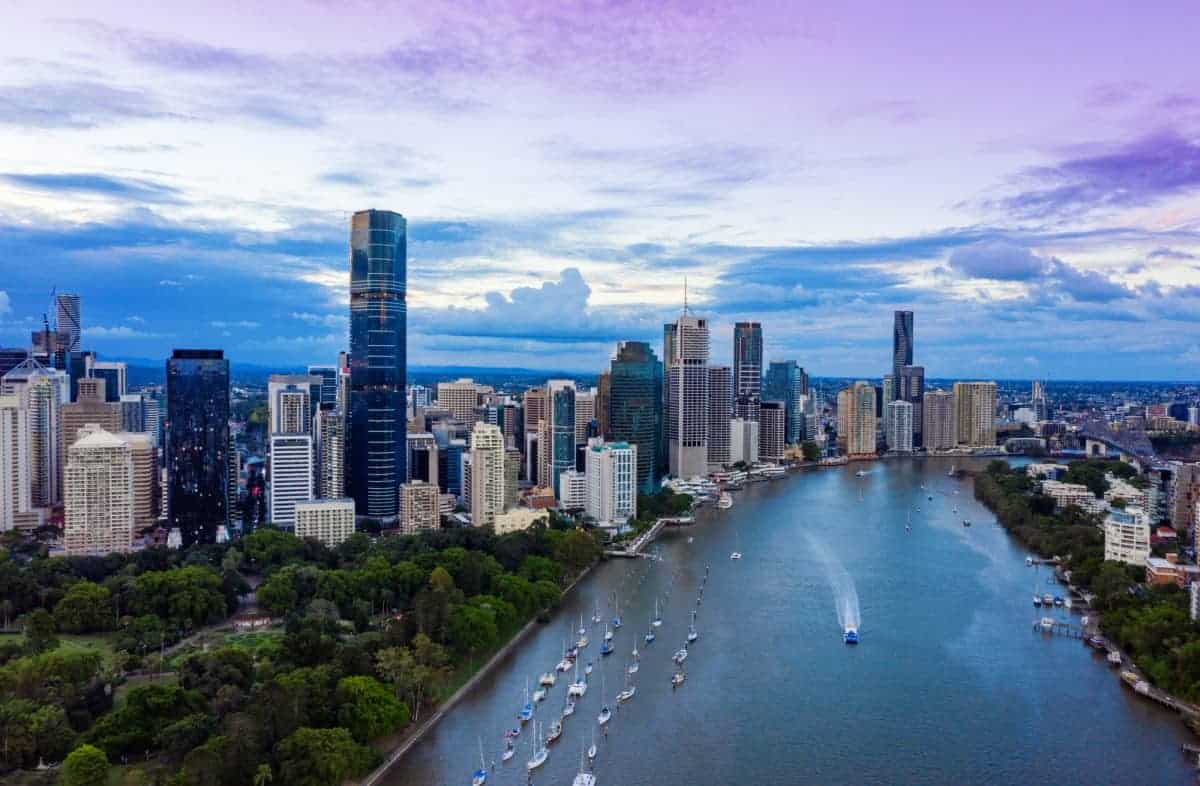 The 9 Safest Cities In Australia (Updated For 2025) 4 Sunset-View-of-Brisbane-River