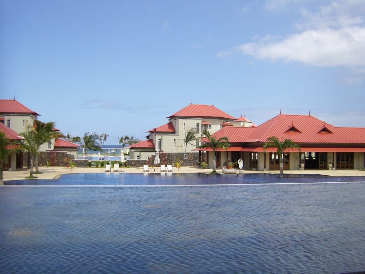 An-Outdoor-Pool-at-Mauritius-Hotel