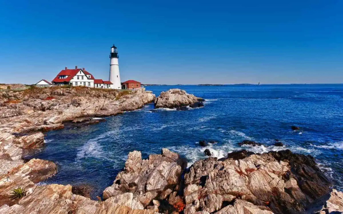Lighthouse-in-Portland-Maine