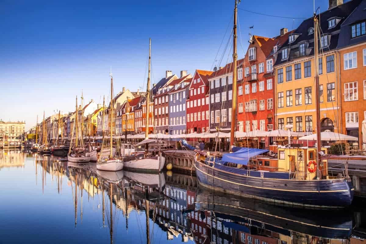 Moored-Boats-at-Copenhagen-Denmark