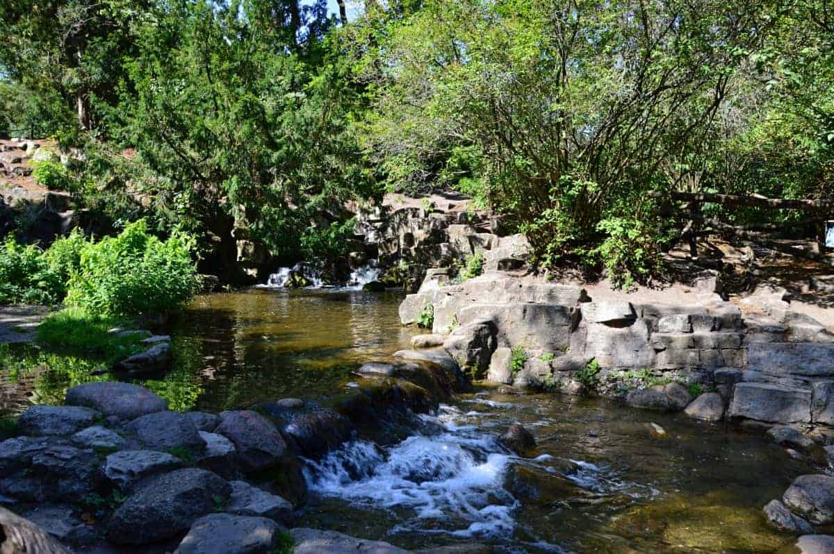 Waterfall-in-the-Viktoria-Park-in-Berlin