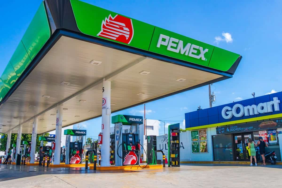A-Petrol-Station-at-Playa-del-Carmen-Mexico