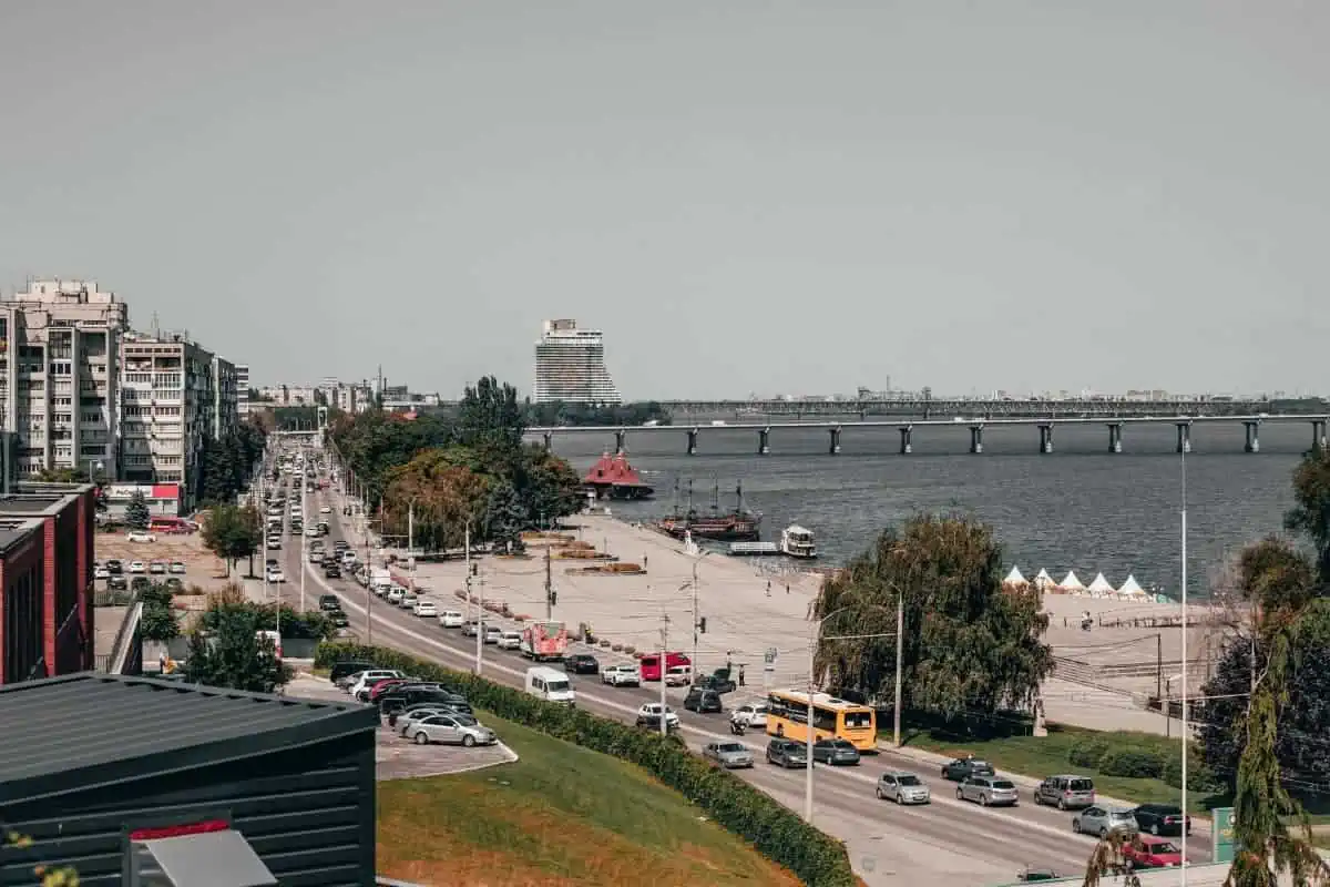 Aerial-View-Of-Dnipro-Ukraine