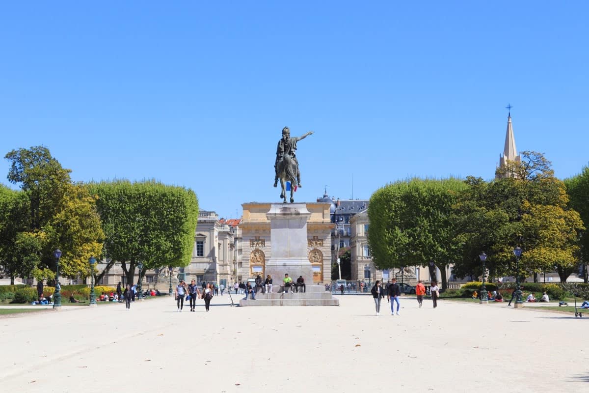 Esplanade-du-Peyrou-Montpellier-France