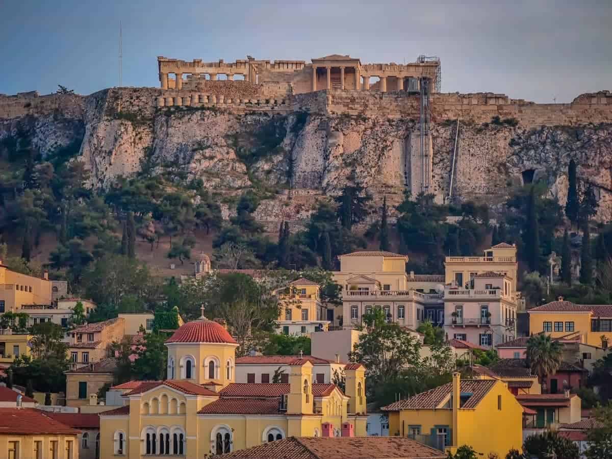 The-Acropolis-Of-Athens-In-Greece