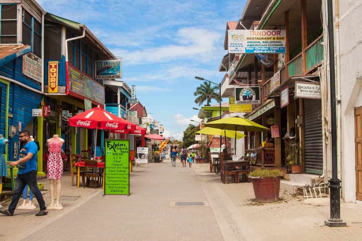 A-Tourist-Street-in-San-Ignacio-Belize