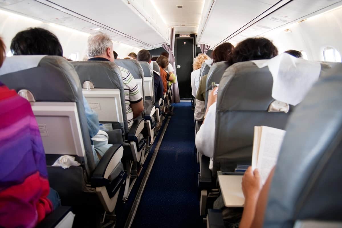 30+ Things To Do on a Plane - On-the-Go Amusements 9 The-Passengers-in-Economy-Class-of-Flight