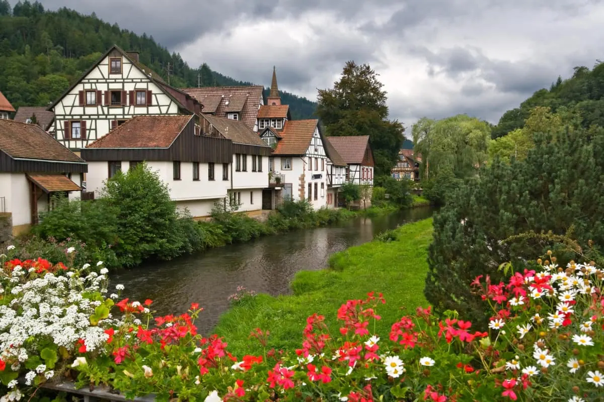 The-village-of-Schiltach-in-the-Black-Forest